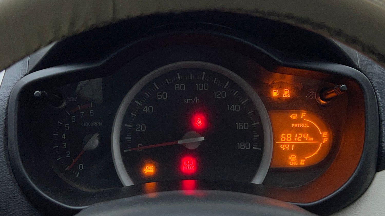 Used 2018 Maruti Suzuki Celerio VXi CNG Cng Manual interior CLUSTERMETER VIEW