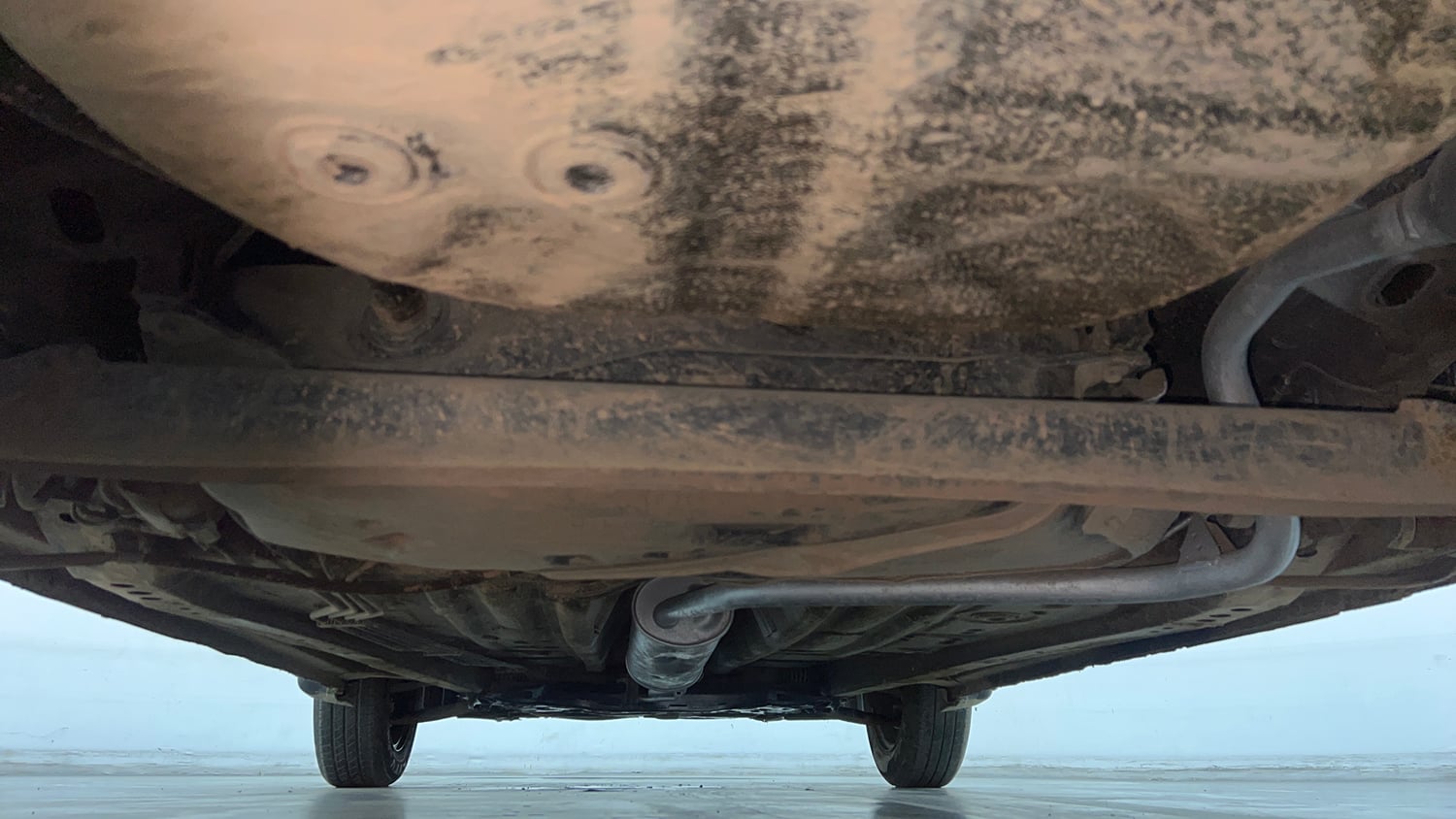 Used 2024 Maruti Suzuki Wagon R VXI 1.0 Petrol Manual extra REAR UNDERBODY VIEW (TAKEN FROM REAR)