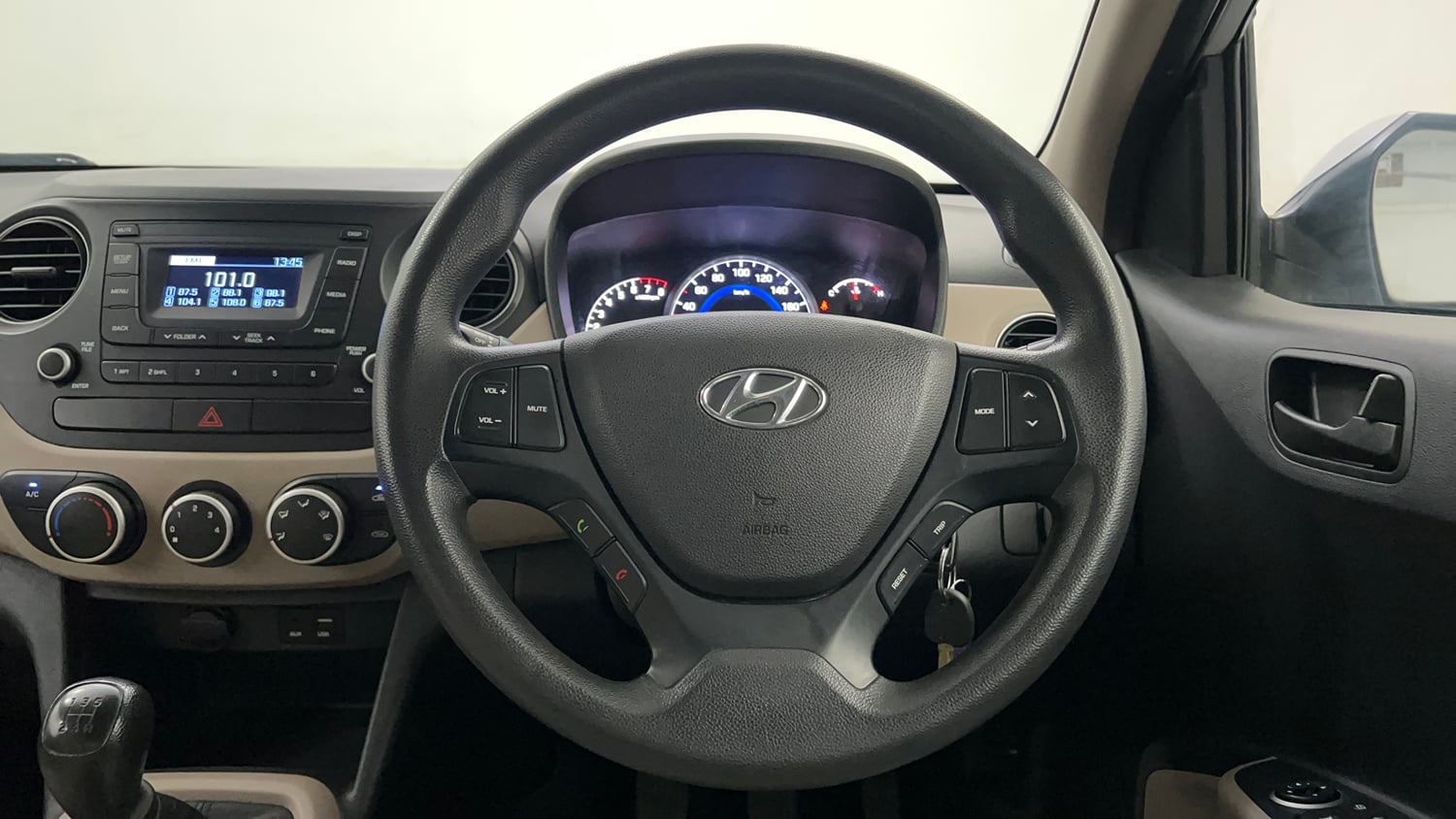 Used 2019 Hyundai Grand i10 Magna 1.2 Kappa VTVT CNG Cng Manual interior STEERING VIEW