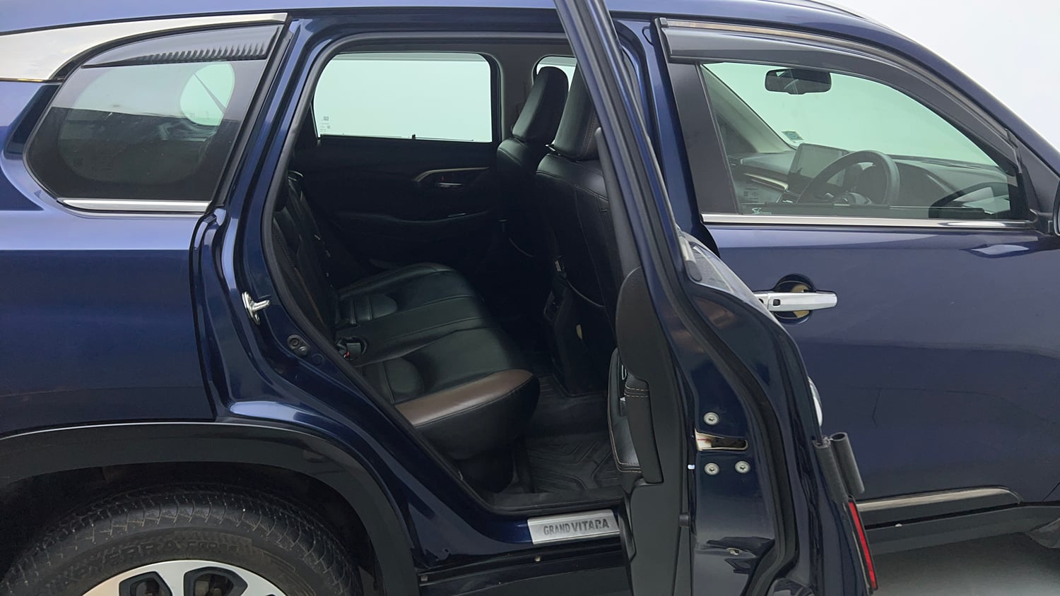 Used 2023 Maruti Suzuki Grand Vitara Zeta Plus Intelligent Hybrid eCVT Hybrid Automatic interior RIGHT SIDE REAR DOOR CABIN VIEW