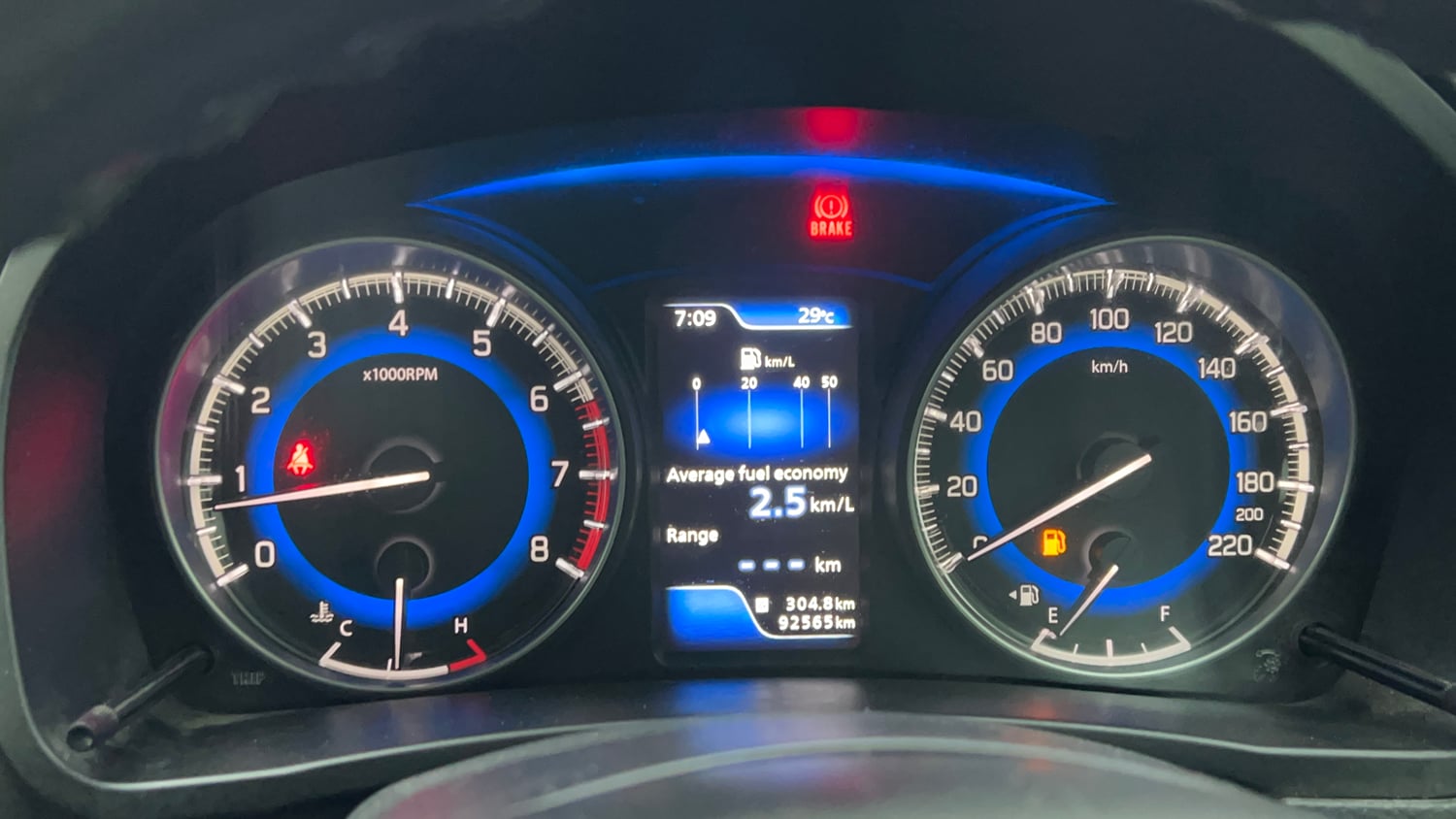 Used 2017 Maruti Suzuki Baleno Alpha 1.2 Petrol Manual interior CLUSTERMETER VIEW