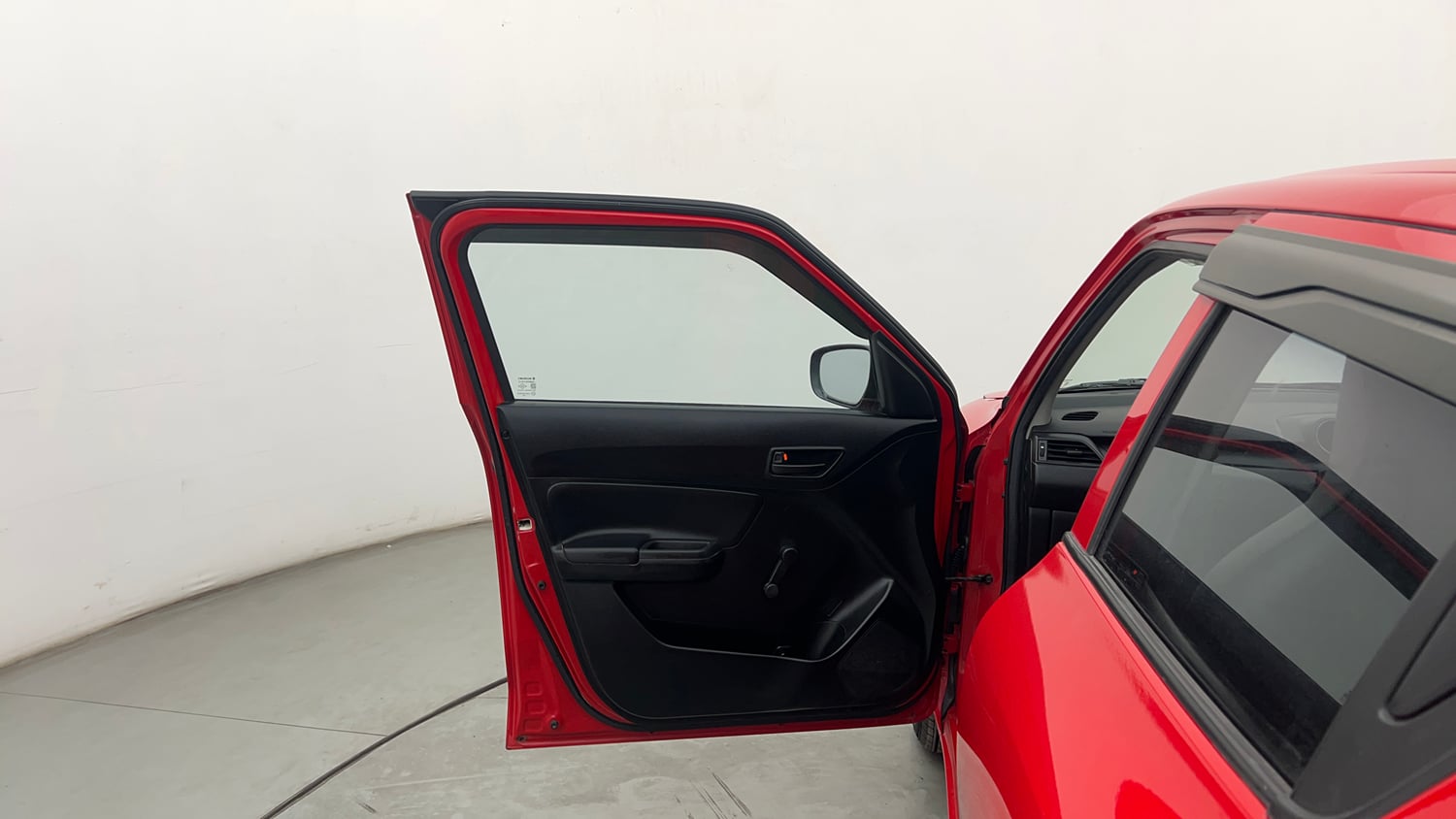 Used 2020 Maruti Suzuki Swift LXi Petrol Manual interior LEFT FRONT DOOR OPEN VIEW