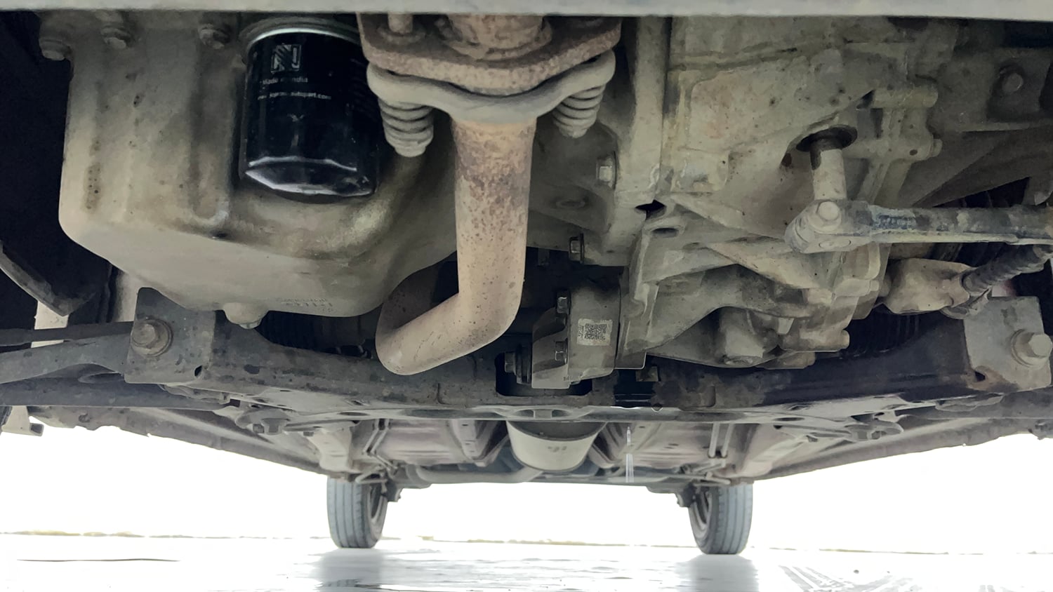Used 2023 Maruti Suzuki Alto K10 VXi Plus Petrol Manual extra FRONT LEFT UNDERBODY VIEW