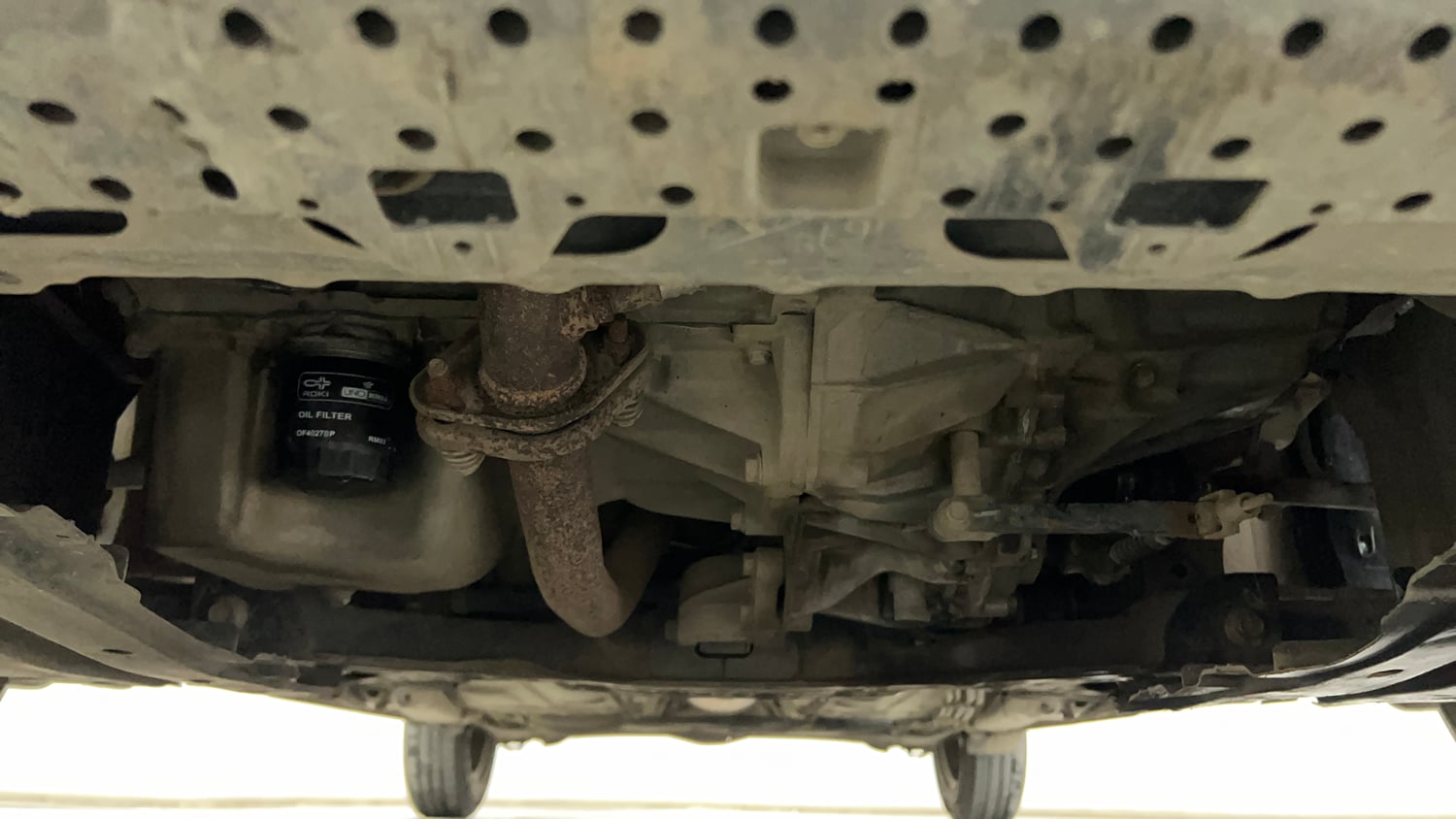 Used 2018 Maruti Suzuki Swift LXi Petrol Manual extra FRONT LEFT UNDERBODY VIEW