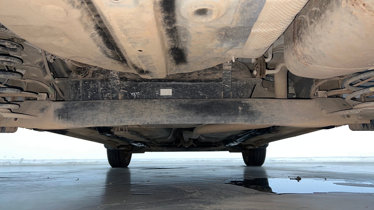 Used 2026 Hyundai Grand i10 Nios Sportz 1.2 Hy-CNG Duo Cng Manual extra REAR UNDERBODY VIEW (TAKEN FROM REAR)