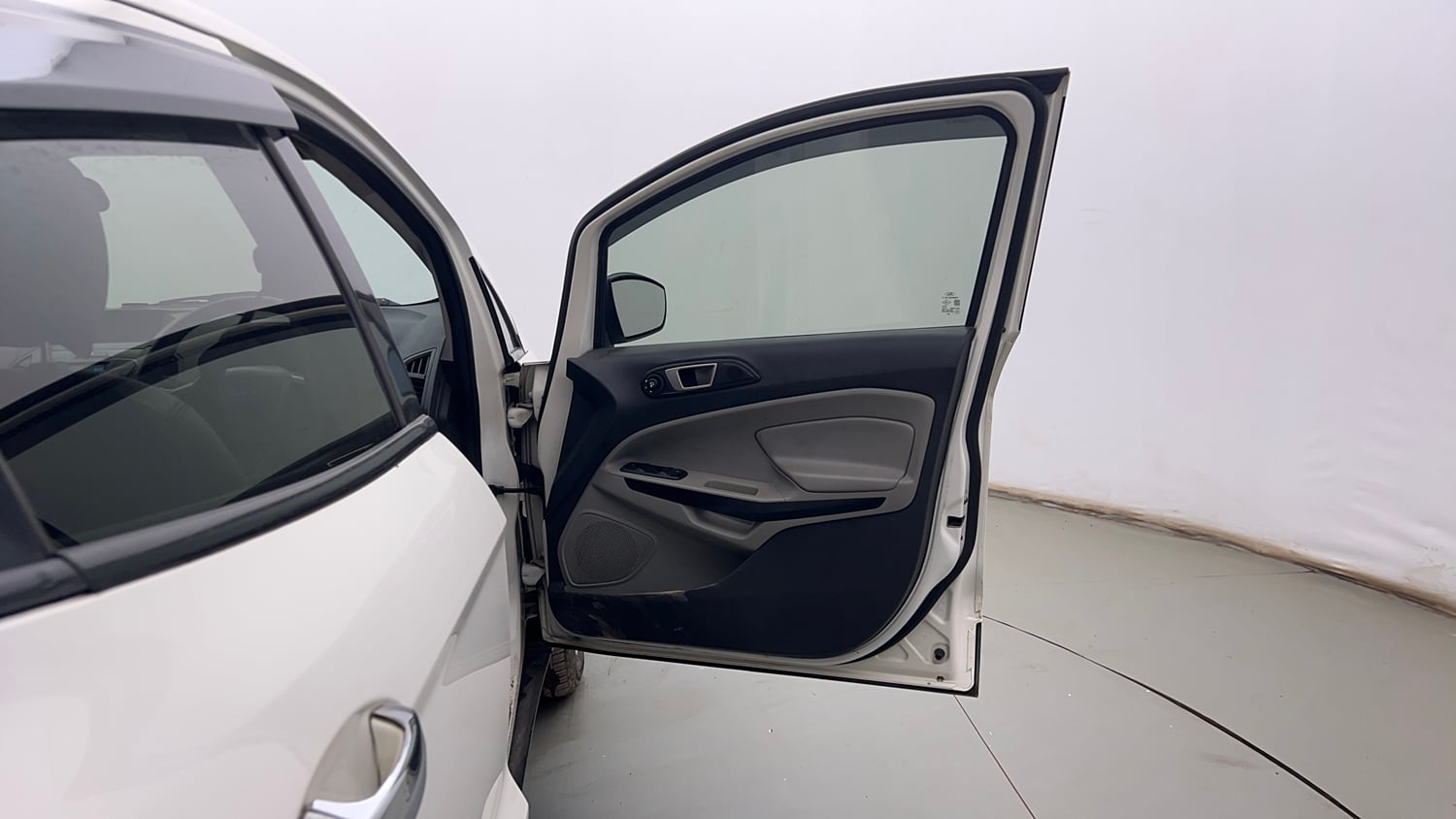 Used 2018 Ford EcoSport Trend 1.5L TDCi Diesel Manual interior RIGHT FRONT DOOR OPEN VIEW