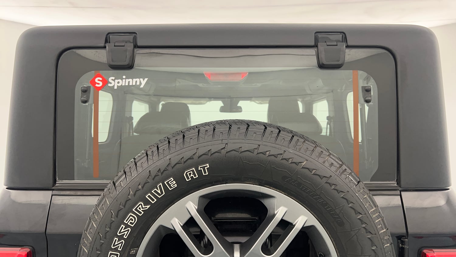 Used 2023 Mahindra Thar LX Hard Top Petrol AT RWD Petrol Automatic exterior BACK WINDSHIELD VIEW