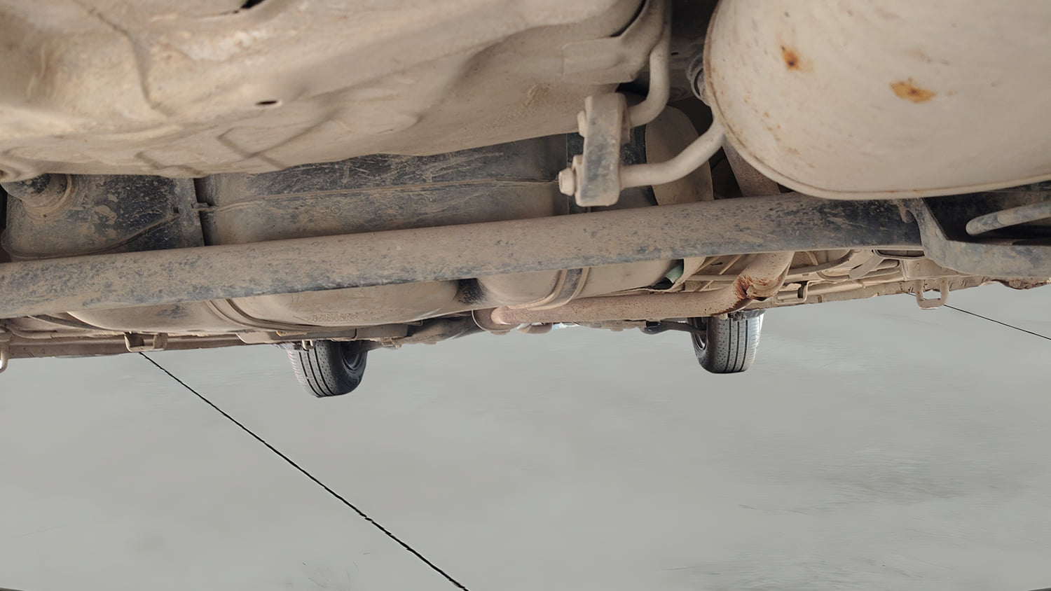 Used 2017 Maruti Suzuki Celerio VXi AMT Petrol Automatic extra REAR UNDERBODY VIEW (TAKEN FROM REAR)