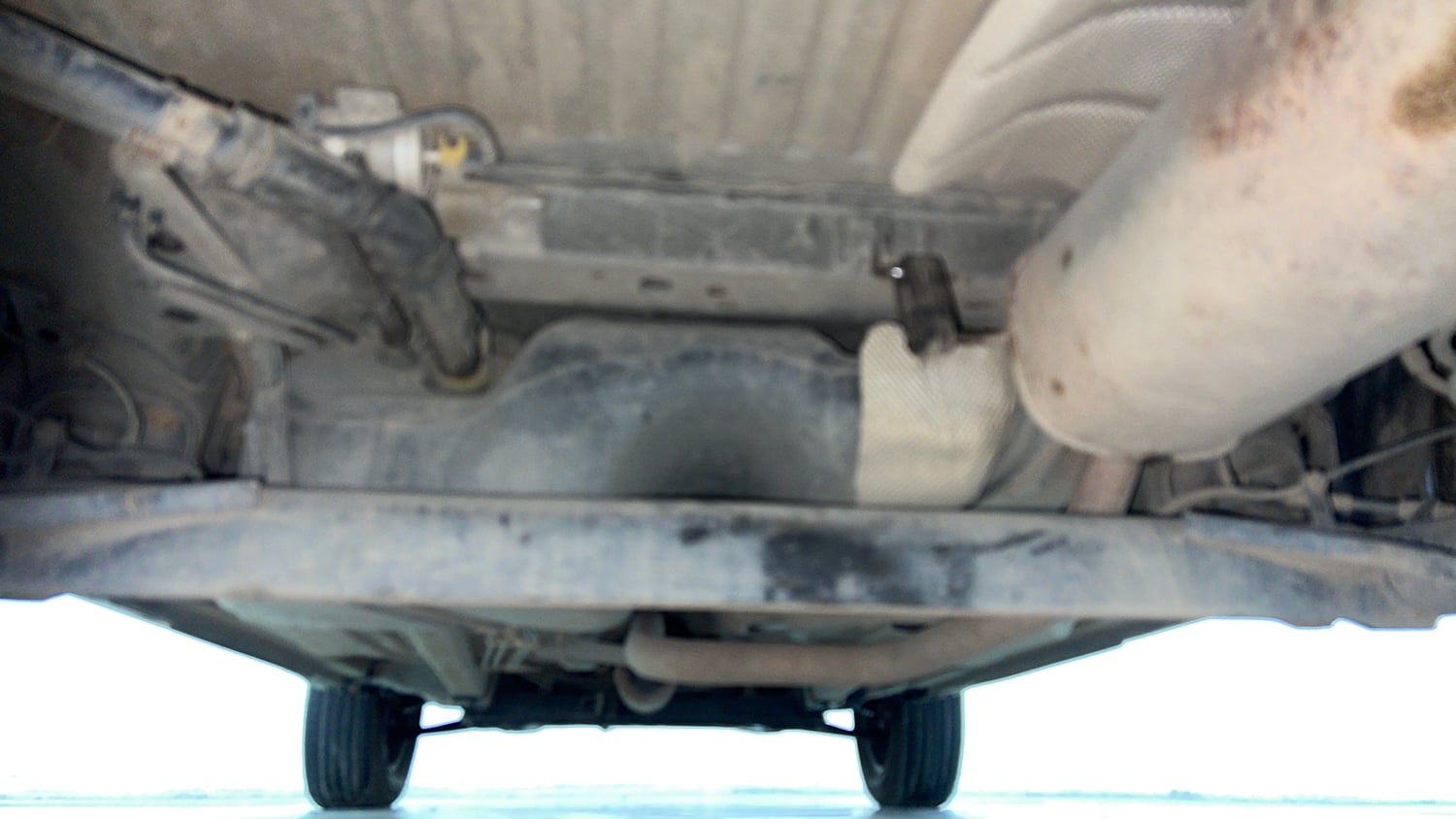 Used 2017 Ford EcoSport Trend 1.5L Ti-VCT Petrol Manual extra REAR UNDERBODY VIEW (TAKEN FROM REAR)