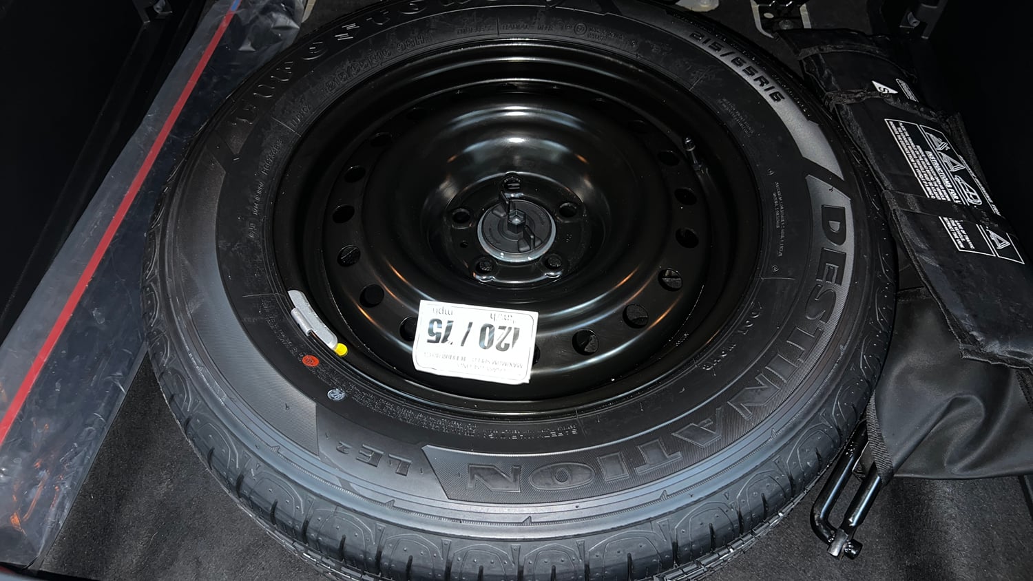 Used 2022 Jeep Compass Sport 1.4 Petrol Petrol Manual tyres SPARE TYRE VIEW