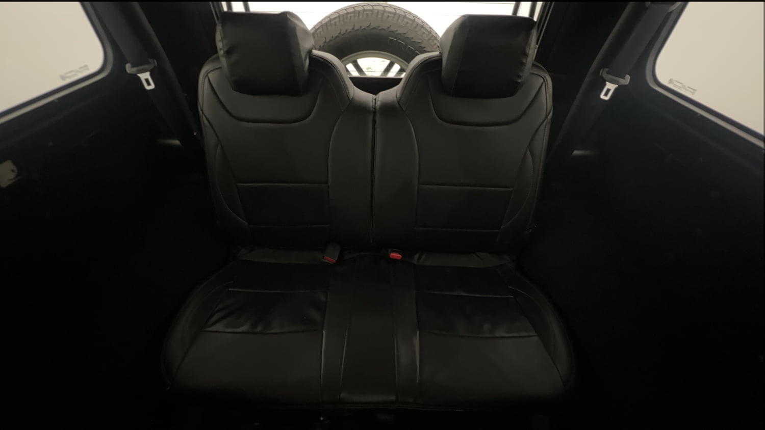 Used 2023 Mahindra Thar LX Hard Top Petrol AT RWD Petrol Automatic interior REAR SEAT CONDITION VIEW