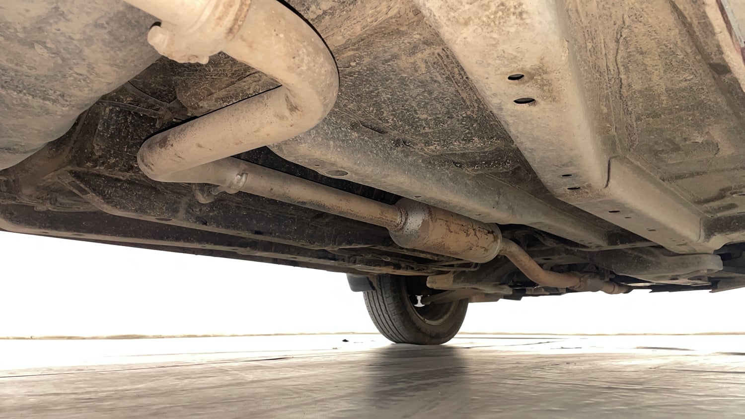 Used 2023 Tata Nexon XMA (S) Petrol Automatic extra REAR RIGHT UNDERBODY VIEW