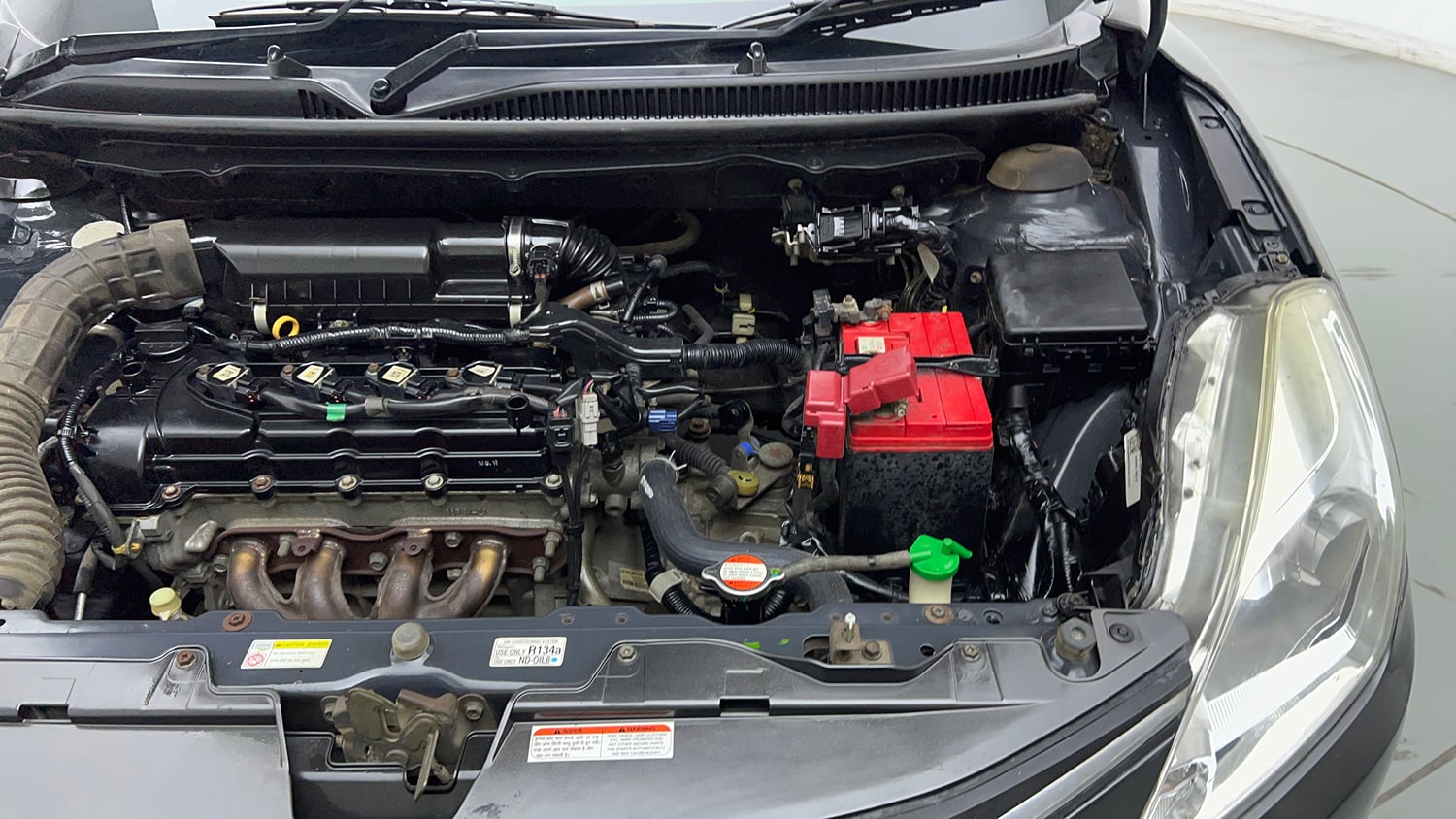 Used 2017 Maruti Suzuki Baleno Delta 1.2 Petrol Manual engine ENGINE LEFT SIDE VIEW