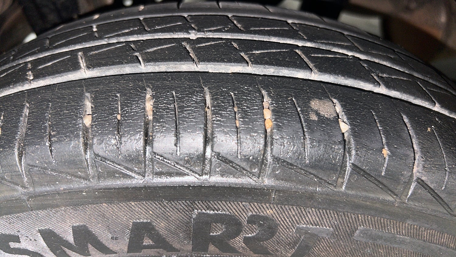 Used 2023 Maruti Suzuki Alto 800 VXi Petrol Manual tyres RIGHT REAR TYRE TREAD VIEW