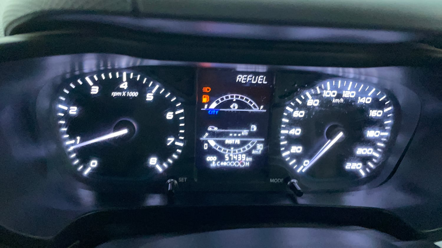 Used 2020 Tata Altroz XT Petrol Petrol Manual interior CLUSTERMETER VIEW