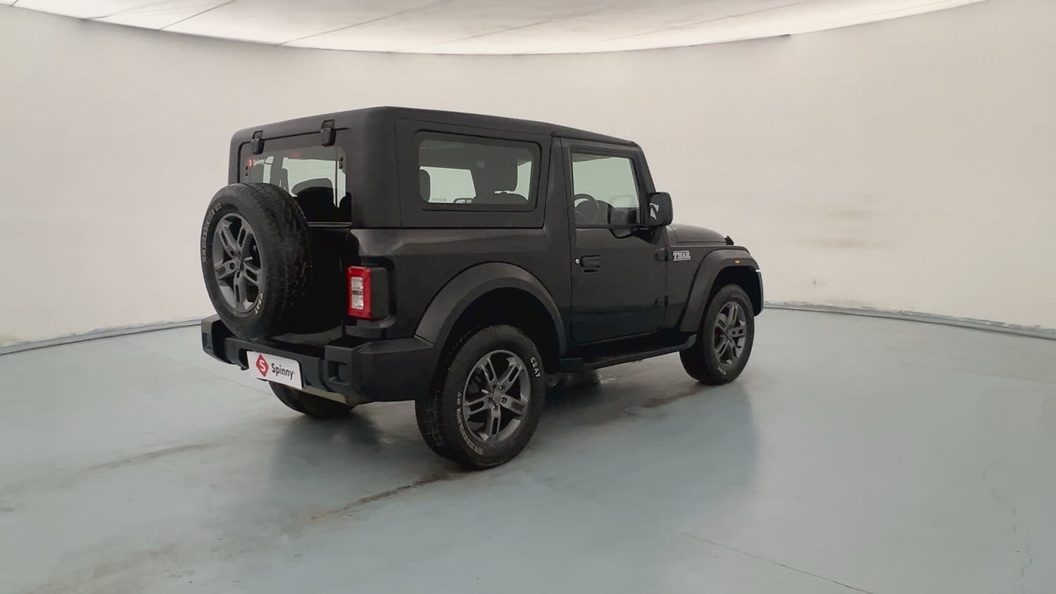 Used 2023 Mahindra Thar LX Hard Top Petrol AT RWD Petrol Automatic exterior RIGHT REAR CORNER VIEW