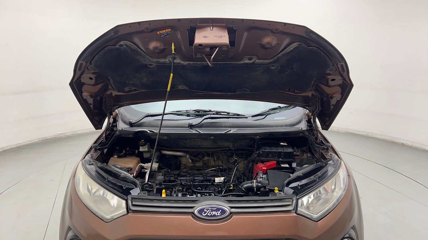 Used 2017 Ford EcoSport Trend 1.5L Ti-VCT Petrol Manual engine ENGINE & BONNET OPEN FRONT VIEW