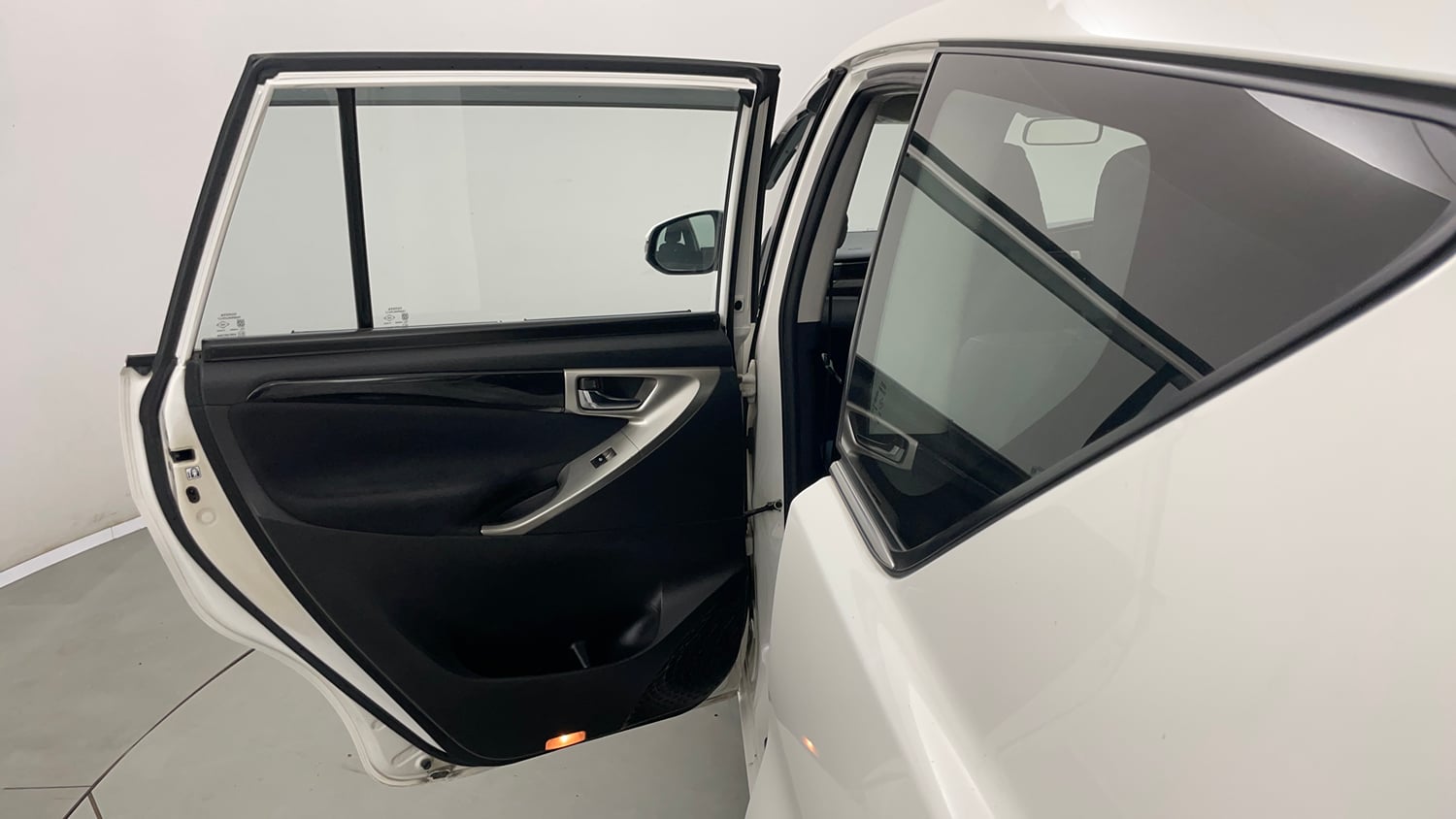 Used 2019 Toyota Innova Crysta 2.4 V 7 STR Diesel Manual interior LEFT REAR DOOR OPEN VIEW