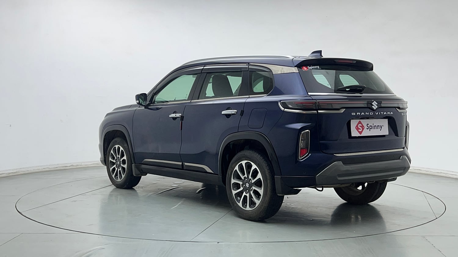 Used 2023 Maruti Suzuki Grand Vitara Zeta Plus Intelligent Hybrid eCVT Hybrid Automatic exterior LEFT REAR CORNER VIEW