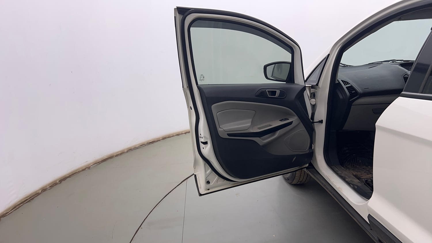 Used 2018 Ford EcoSport Trend 1.5L TDCi Diesel Manual interior LEFT FRONT DOOR OPEN VIEW