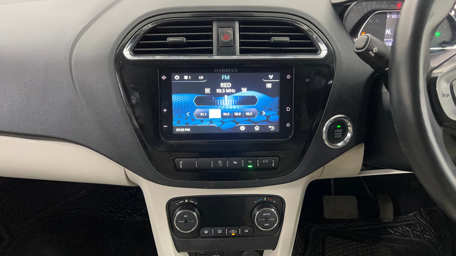 Used 2024 Tata Tigor XZA Plus iCNG Cng Automatic interior MUSIC SYSTEM & AC CONTROL VIEW
