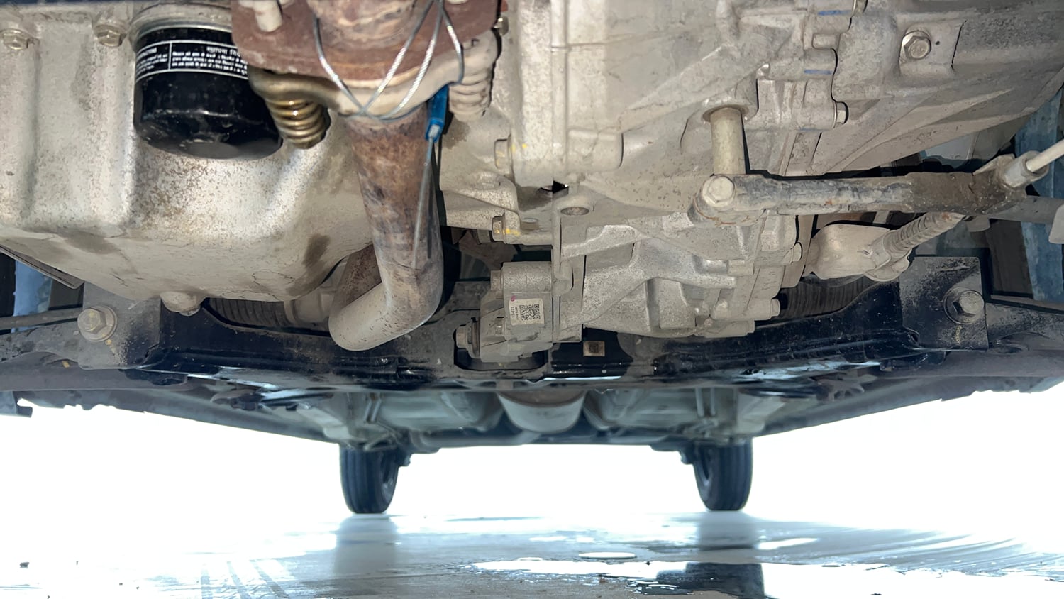 Used 2025 Maruti Suzuki Alto K10 VXi Plus (O) Petrol Manual extra FRONT LEFT UNDERBODY VIEW