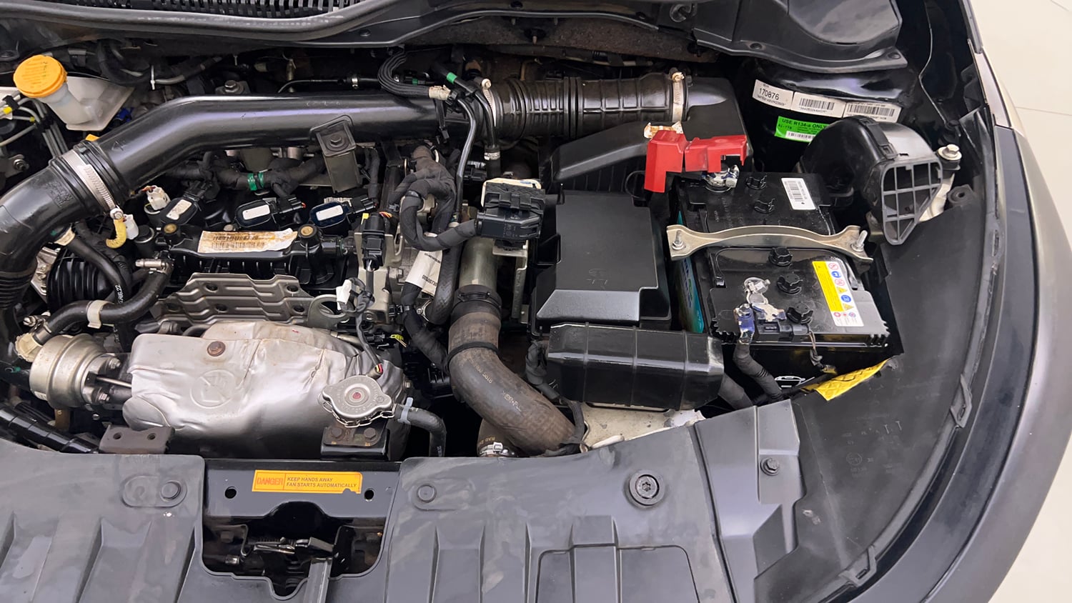 Used 2022 Tata Altroz XZ Plus i-Turbo Petrol Dark Edition Petrol Manual engine ENGINE LEFT SIDE VIEW