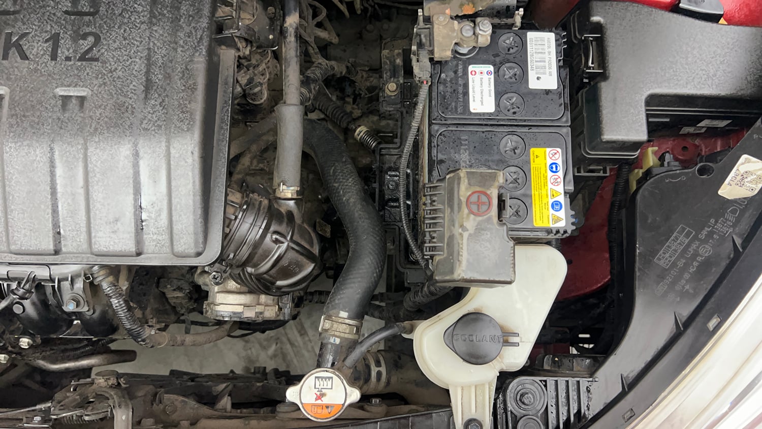 Used 2020 Hyundai Grand i10 Sportz 1.2 Kappa VTVT Petrol Manual engine ENGINE LEFT SIDE VIEW