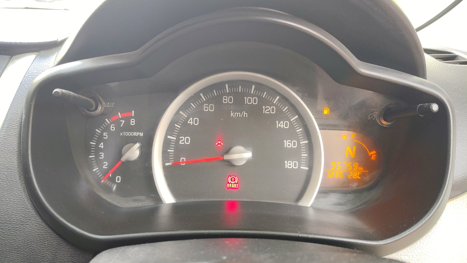 Used 2017 Maruti Suzuki Celerio VXi AMT Petrol Automatic interior CLUSTERMETER VIEW