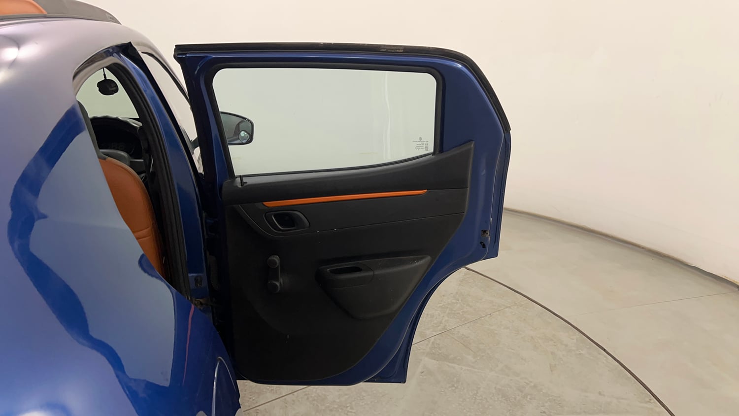 Used 2018 Renault Kwid CLIMBER 1.0 Petrol Manual interior RIGHT REAR DOOR OPEN VIEW