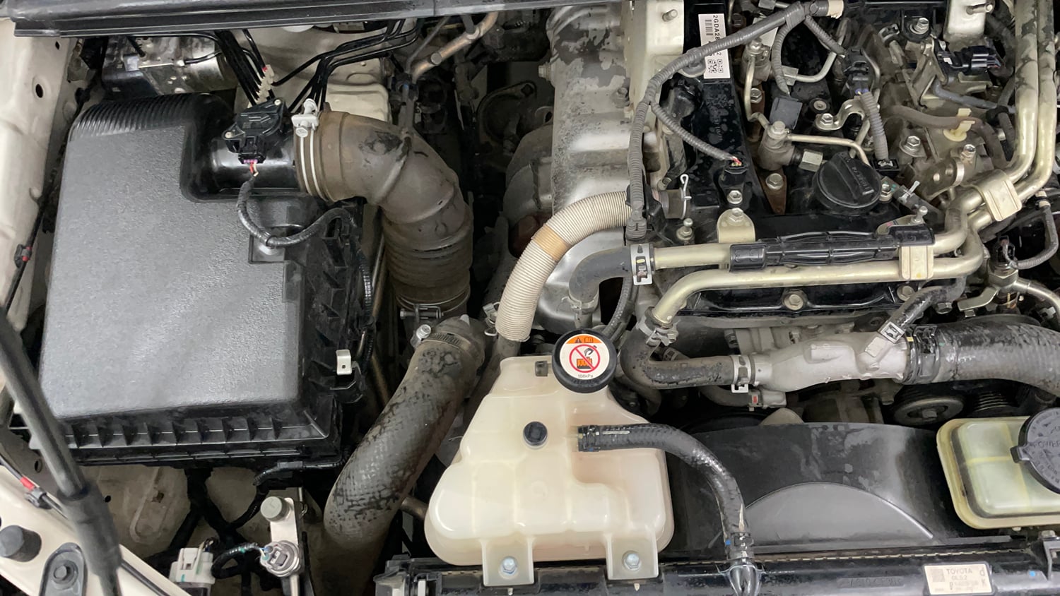 Used 2019 Toyota Innova Crysta 2.4 V 7 STR Diesel Manual engine ENGINE RIGHT SIDE VIEW
