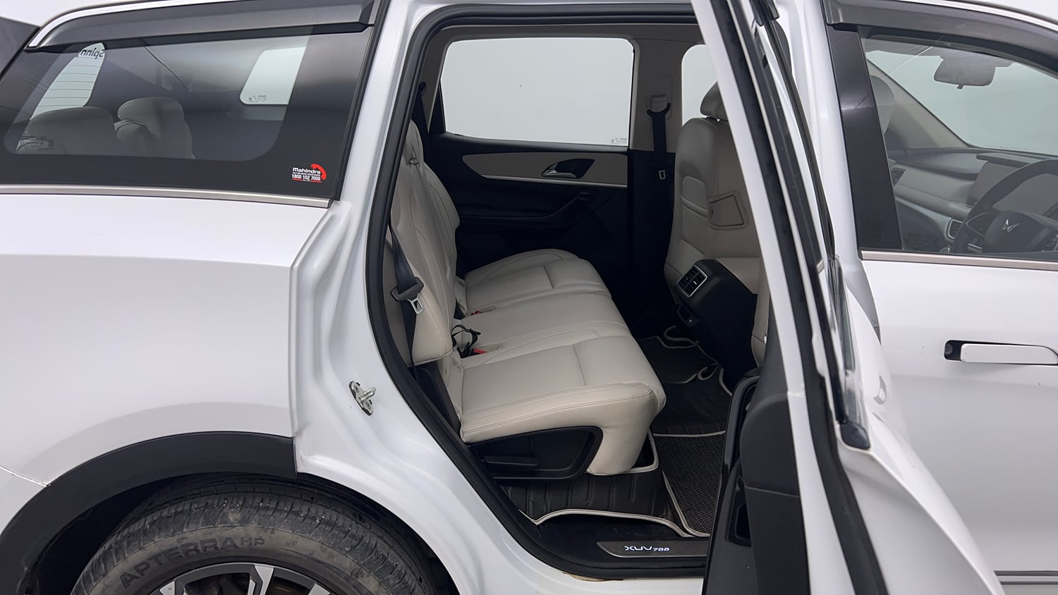 Used 2022 Mahindra XUV700 AX 7 Petrol MT 7 STR Petrol Manual interior RIGHT SIDE REAR DOOR CABIN VIEW