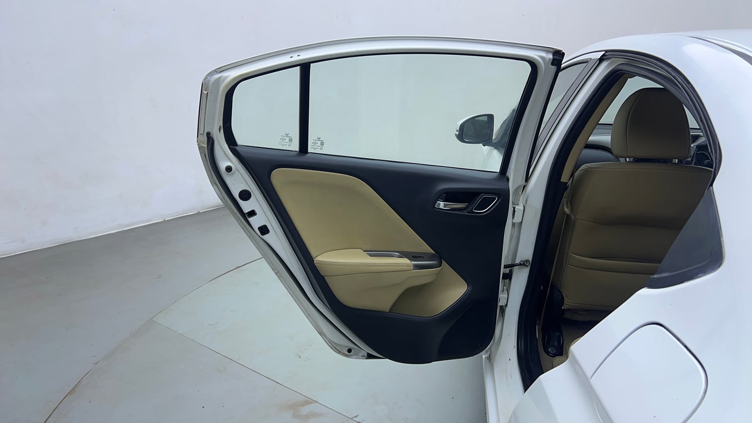 Used 2017 Honda City ZX CVT Petrol Petrol Automatic interior LEFT REAR DOOR OPEN VIEW