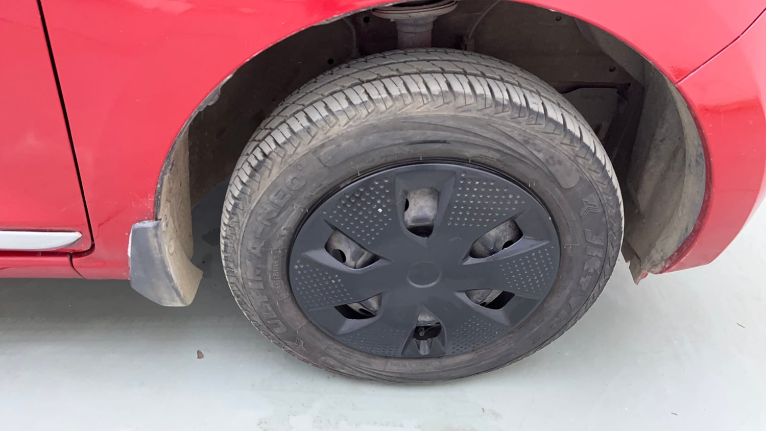Used 2023 Maruti Suzuki Alto K10 VXi Plus Petrol Manual tyres RIGHT FRONT TYRE RIM VIEW
