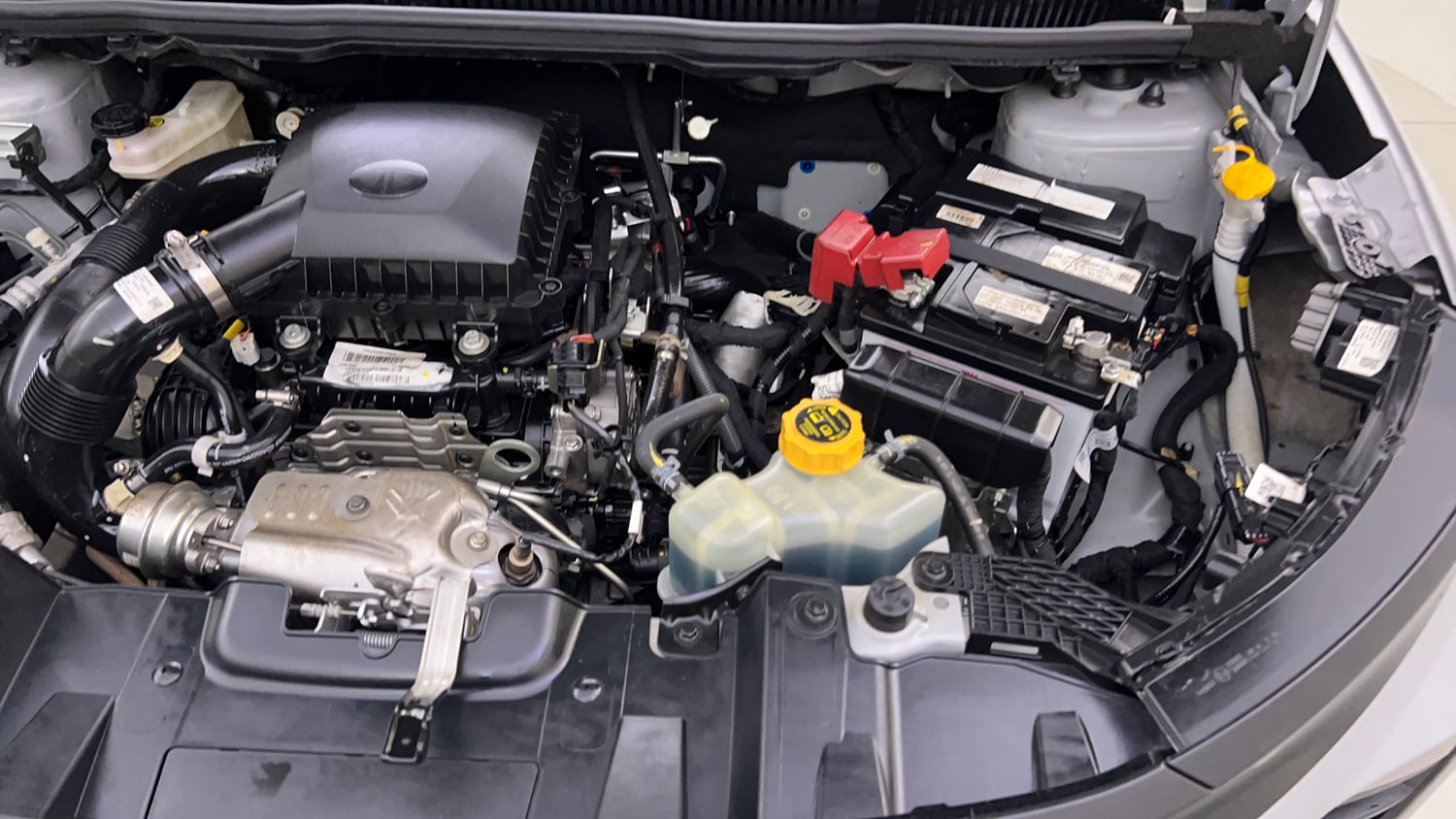 Used 2026 Tata Nexon Pure Plus 1.2 Petrol 6AMT Petrol Automatic engine ENGINE LEFT SIDE VIEW