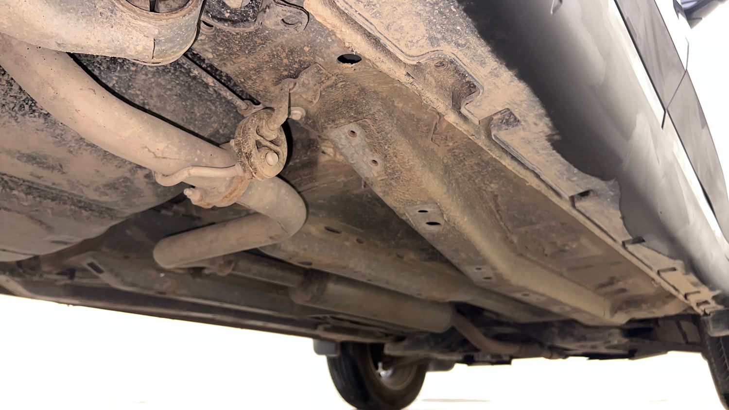 Used 2025 Tata Nexon Creative 1.2 Petrol 6AMT Petrol Automatic extra REAR RIGHT UNDERBODY VIEW