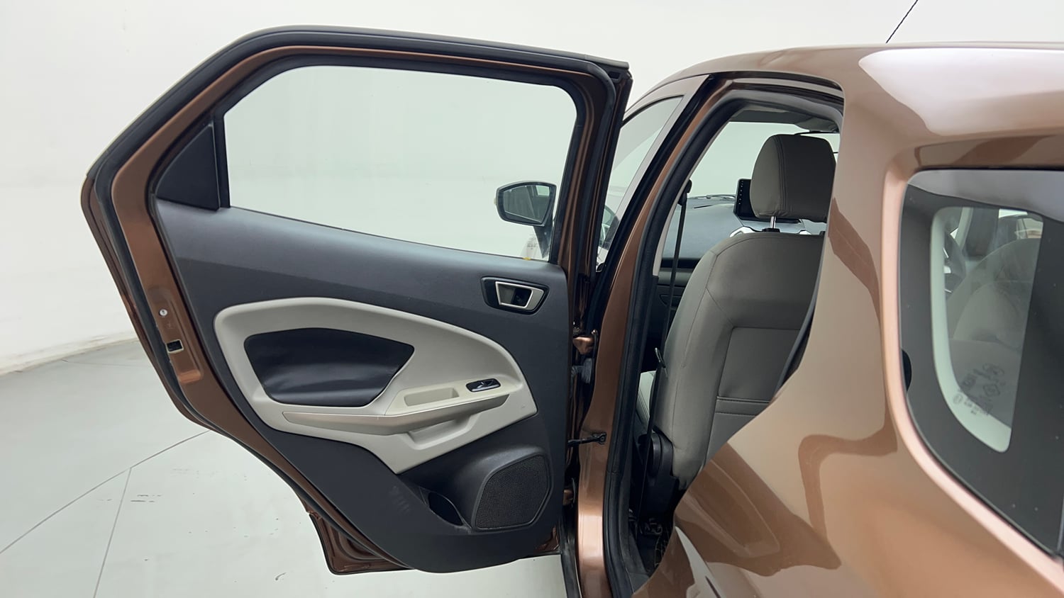 Used 2017 Ford EcoSport Trend 1.5L Ti-VCT Petrol Manual interior LEFT REAR DOOR OPEN VIEW