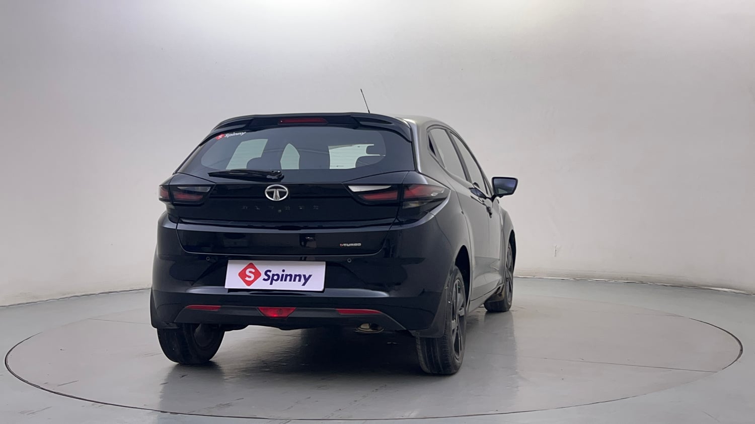 Used 2022 Tata Altroz XZ Plus i-Turbo Petrol Dark Edition Petrol Manual exterior RIGHT REAR CORNER VIEW