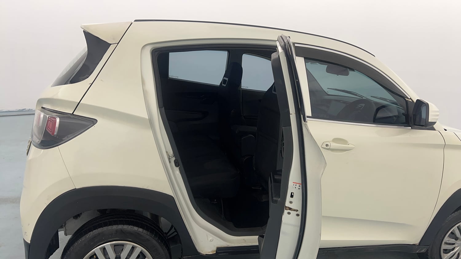 Used 2019 Mahindra KUV100 NXT K4 Plus 6 STR Petrol Manual interior RIGHT SIDE REAR DOOR CABIN VIEW