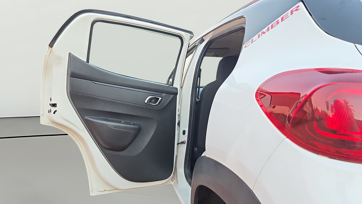 Used 2022 Renault Kwid CLIMBER Petrol Manual interior LEFT REAR DOOR OPEN VIEW