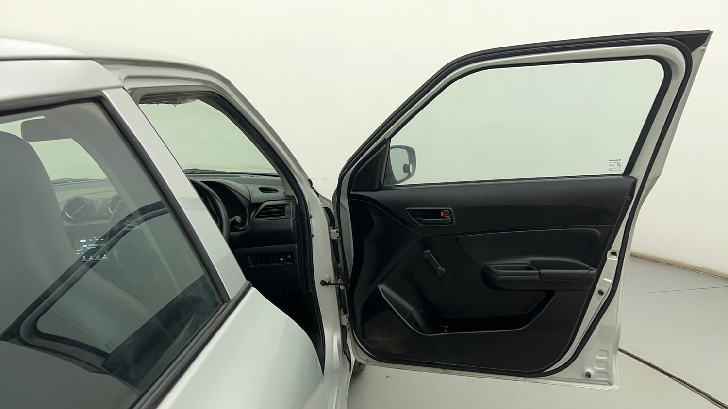 Used 2018 Maruti Suzuki Swift LXi Petrol Manual interior RIGHT FRONT DOOR OPEN VIEW