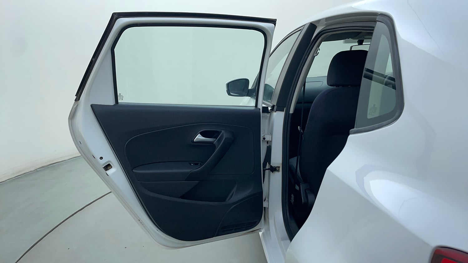 Used 2014 Volkswagen Polo Comfortline 1.2L (P) Petrol Manual interior LEFT REAR DOOR OPEN VIEW