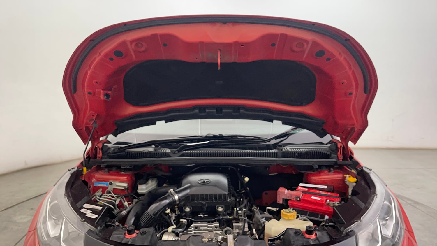 Used 2023 Tata Nexon XMA (S) Petrol Automatic engine ENGINE & BONNET OPEN FRONT VIEW