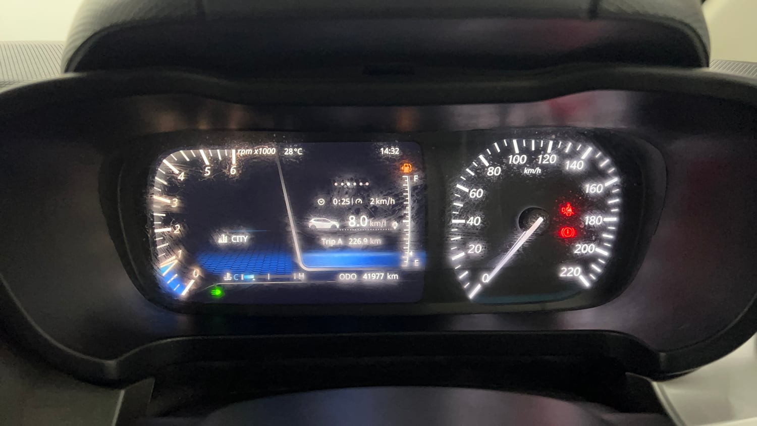 Used 2022 Tata Altroz XZ Plus Diesel Diesel Manual interior CLUSTERMETER VIEW