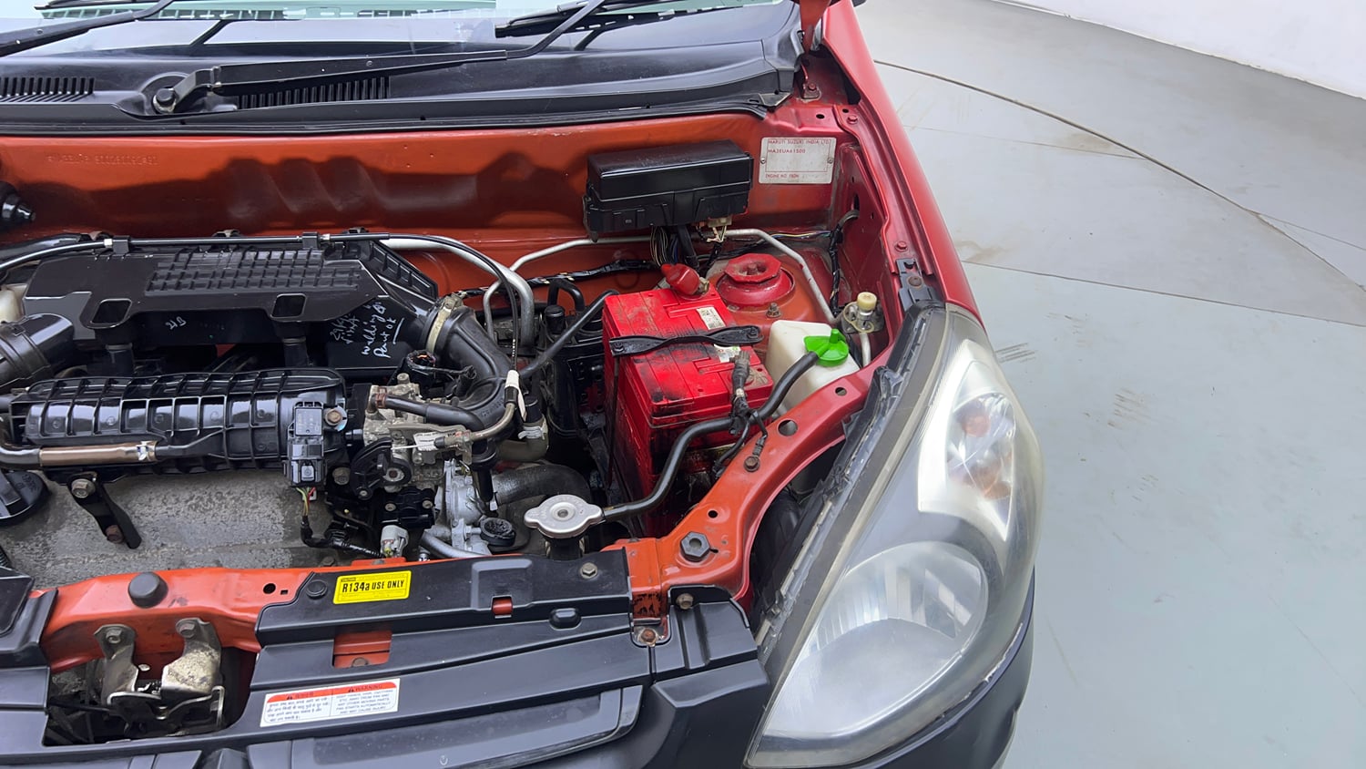 Used 2013 Maruti Suzuki Alto 800 Lx Petrol Manual engine ENGINE LEFT SIDE VIEW
