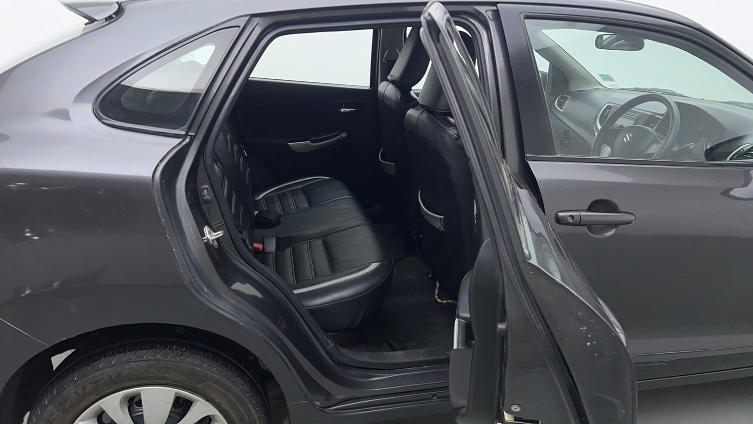 Used 2017 Maruti Suzuki Baleno Delta 1.2 Petrol Manual interior RIGHT SIDE REAR DOOR CABIN VIEW