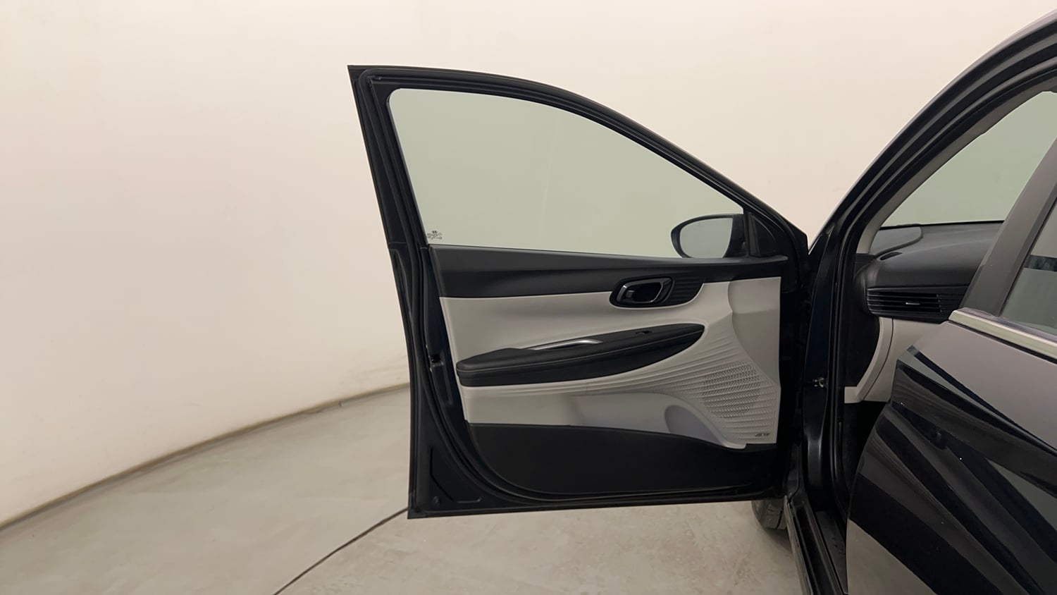 Used 2023 Hyundai New i20 Asta (O) 1.2 IVT Petrol Automatic interior LEFT FRONT DOOR OPEN VIEW