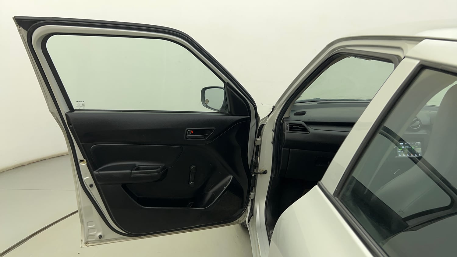 Used 2018 Maruti Suzuki Swift LXi Petrol Manual interior LEFT FRONT DOOR OPEN VIEW