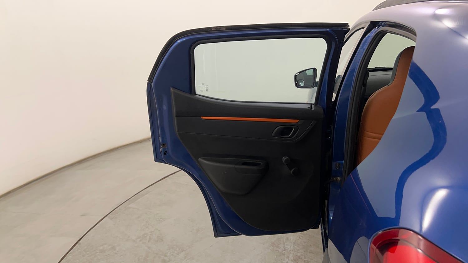 Used 2018 Renault Kwid CLIMBER 1.0 Petrol Manual interior LEFT REAR DOOR OPEN VIEW