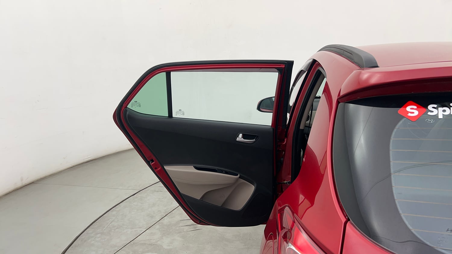 Used 2020 Hyundai Grand i10 Sportz 1.2 Kappa VTVT Petrol Manual interior LEFT REAR DOOR OPEN VIEW
